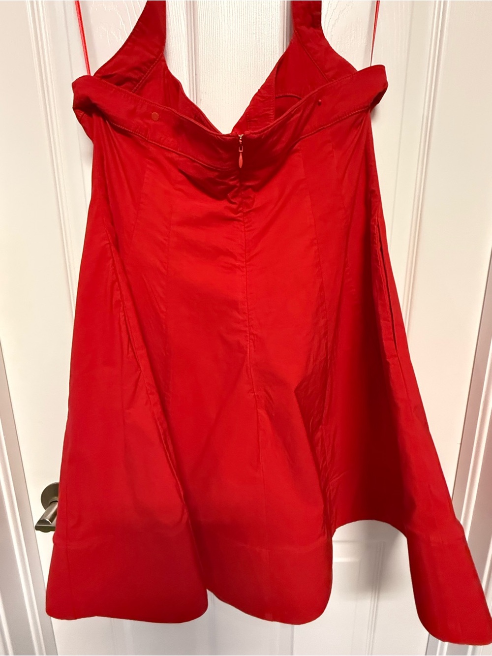 Anthropologie Maeve Red Halter Dress XL - Picture 3 of 7